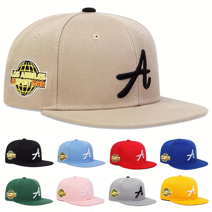 Unisex Gothic Letter Embroidery Hip-hop Hats Baseball Caps Snapback Caps