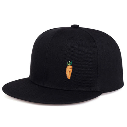 Cartoon Carrot Embroidery Golf Hat Snapback Hats For Men Women