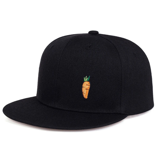 Cartoon Carrot Embroidery Golf Hat Snapback Hats For Men Women