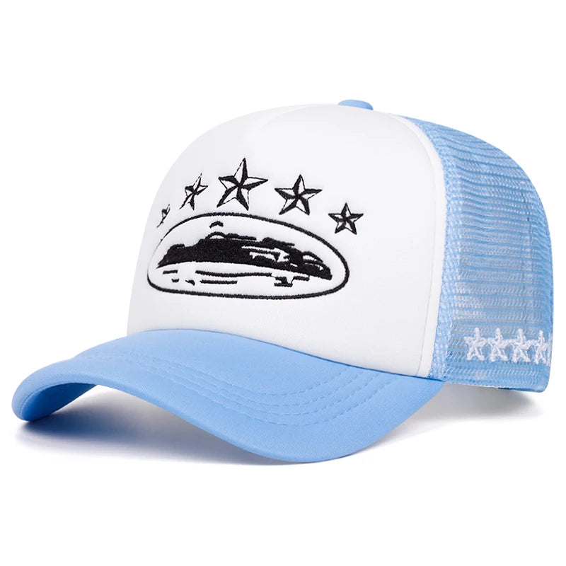 New Five Star Embroidered Men's Trendy Baseball Hat