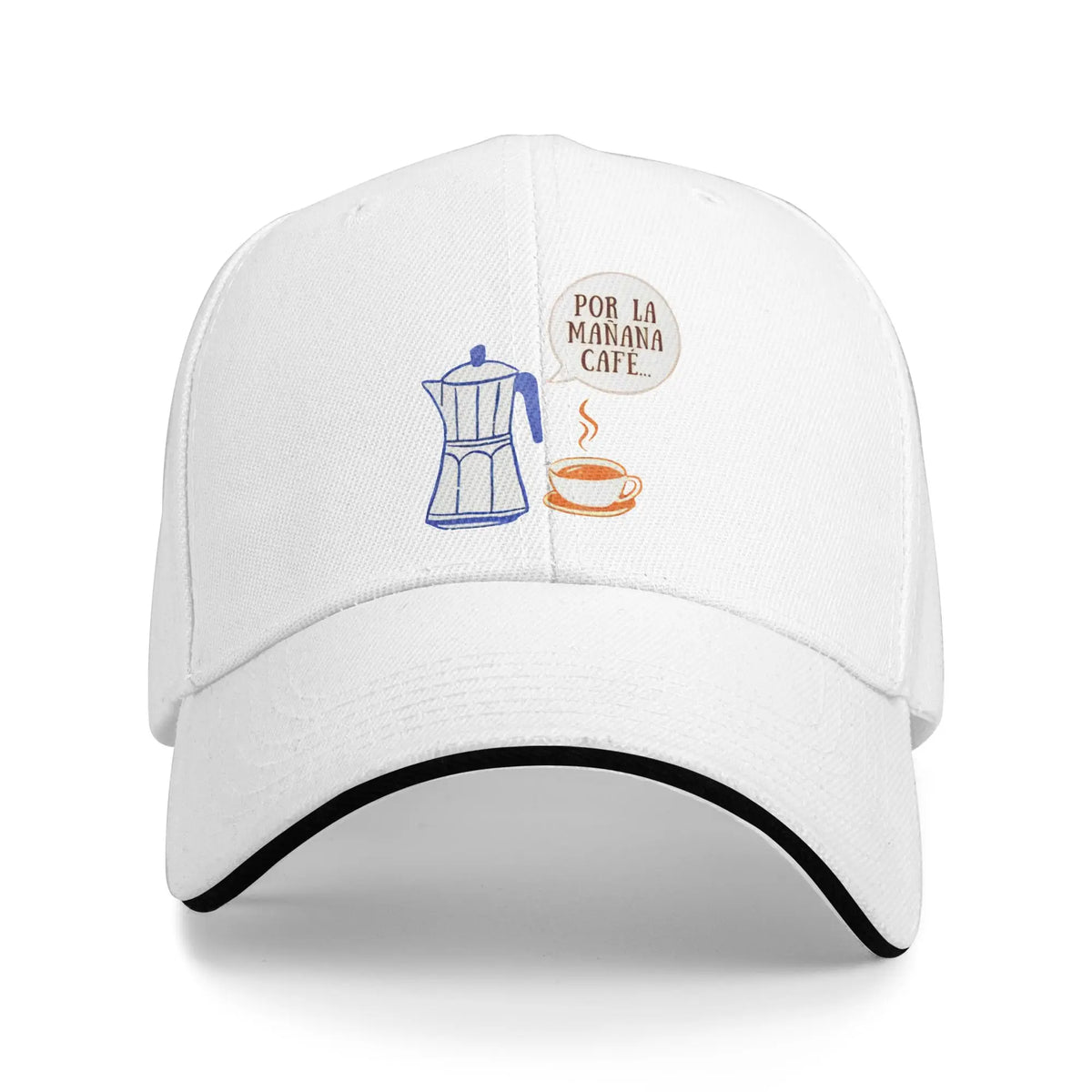 Por la Mañana Café, Por la Tarde Ron Baseball Cap