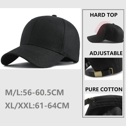 Big Head Plus Size Summer Mesh Baseball Cap