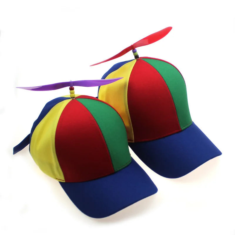 Helicopter Propeller Adventure Rainbow Bamboo Dragonfly Baseball Hat