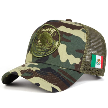 Unisex Mexican Flag Embroidery Baseball Caps