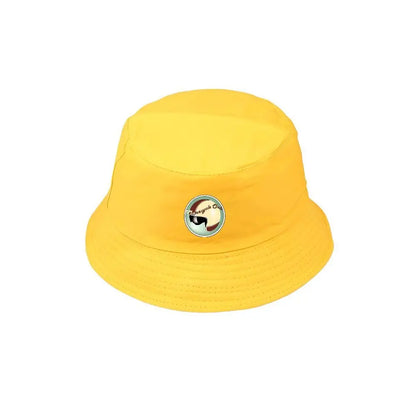 Honeysuckle Club Emblem Bucket Hat Summer Fisherman Fishing Hat Brown Black Helmet Mask Prints