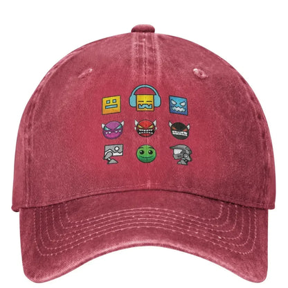 New Geometry Dash Casual Baseball Cap