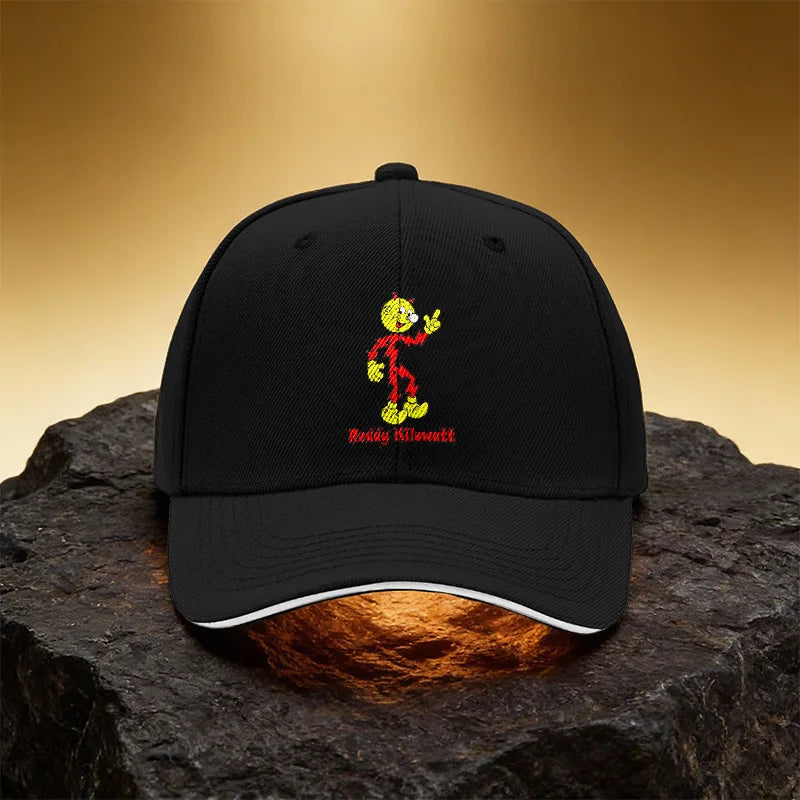 Red Flash Character Pattern Hat Unisex Printed Baseball Cap