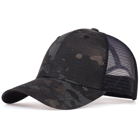 Mesh Summer Sun Hat Caps For Men Women Adjustable Baseball Cap