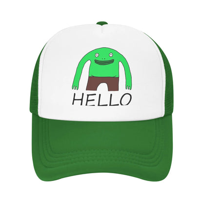 Smiling Friends Mr Frog Baseball Caps