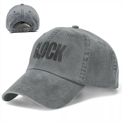 Glock Tactical Shooting Gun Baseball Caps Distressed Denim
