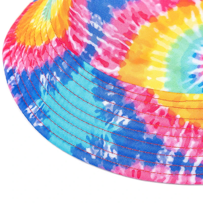 Unisex Bucket Cap Fruit Printing Hats Summer Double-sided Wear Man Women