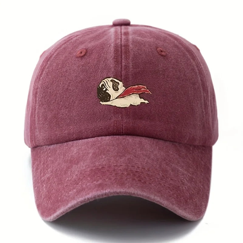 Sports Dog Pattern Baseball Hat For Men And Women