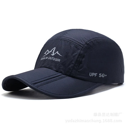Mens Waterproof Golf Baseball Cap Windproof Breathable UPF50+