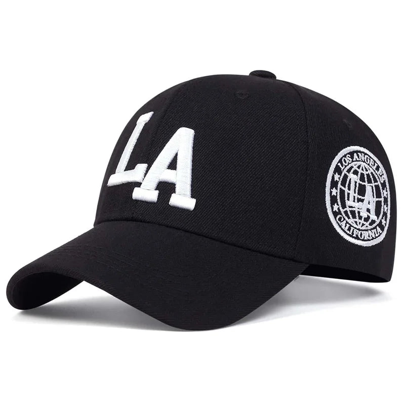 Unisex LA Letter Embroidery Baseball Caps