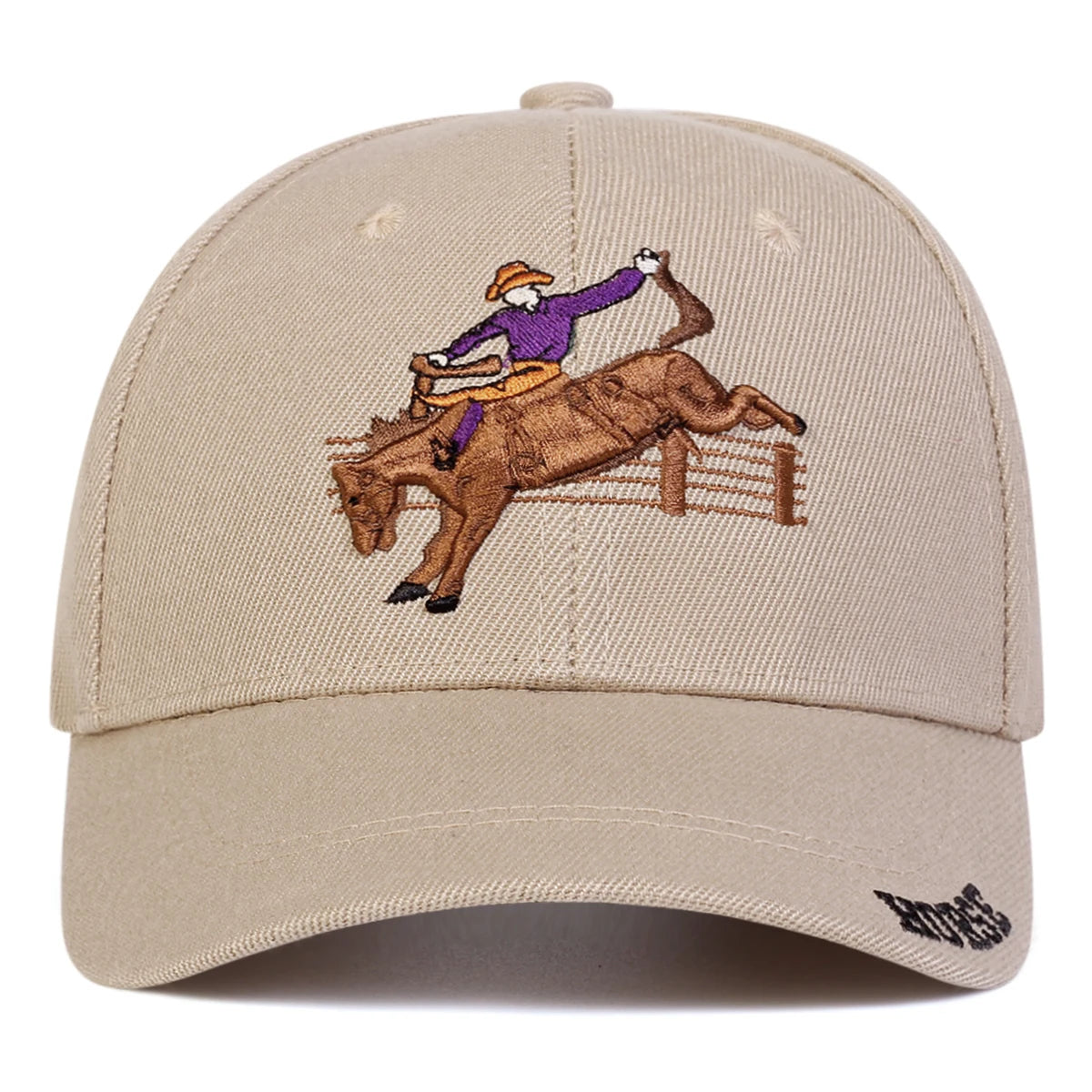 Unisex HORSE Riding Embroidery Baseball Caps