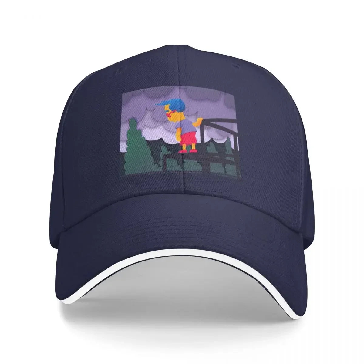 Emo Milhouse Baseball Cap