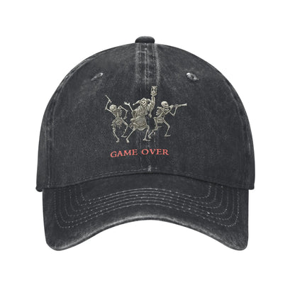 Kingdom Come Deliverance Logo Baseball Cap Distressed Denim RPG Game