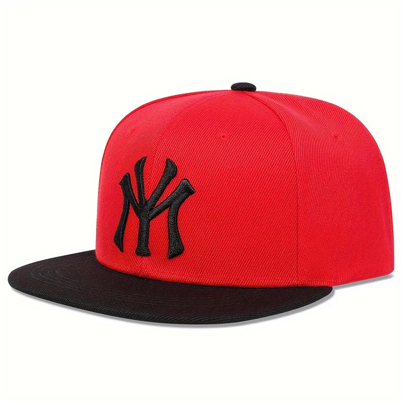 Unisex Letter Embroidery Snapback Caps Hip-hop Hats Outdoor