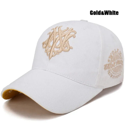 New Fashion Chrysanthemum Embroidery Cotton Baseball Cap