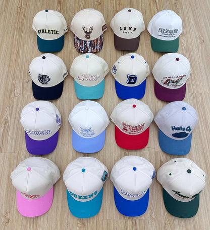 Color  Baseball Caps Wholesale Structured a Frame 100% Cotton Gorras Baseball Sport Hats