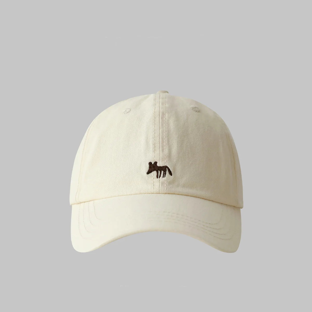 New Cute Little Fox Embroidered Baseball Cap
