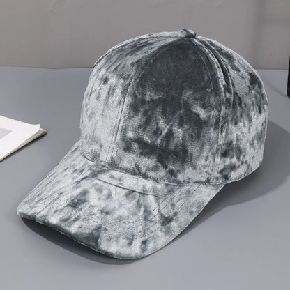 Autumn Winter Velvet Baseball Cap - Unisex Curved Brim Casual Hat