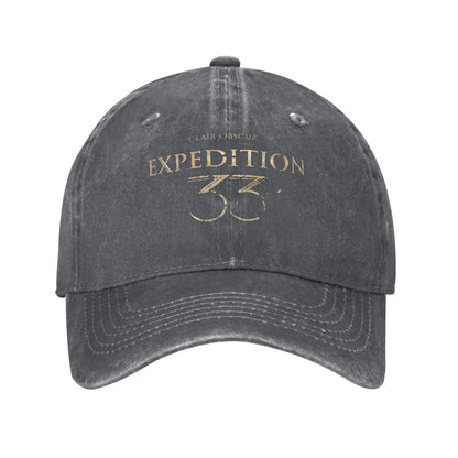 Unisex Clair Obscur: Expedition 33 Video game Logo Printed Hat Baseball Cap