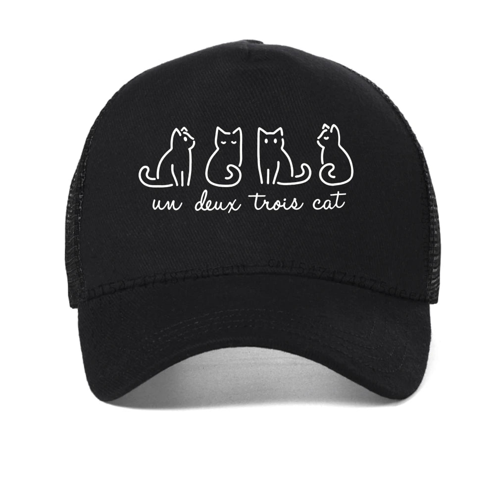 Cute Cat Baseball Cap Fashion For Cat Lovers