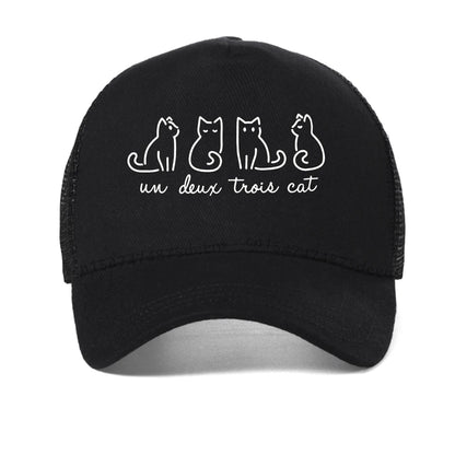 Cute Cat Baseball Cap Fashion For Cat Lovers