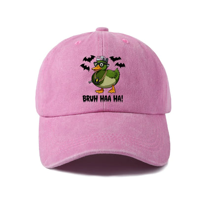 Bruh Haa Haa Duck Baseball Cap