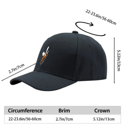 Cartoon Bee Vinyl Sticker For Laptop Car Baseball Cap