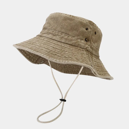 Bucket Hat for Men Pure Cotton Panama Fisherman