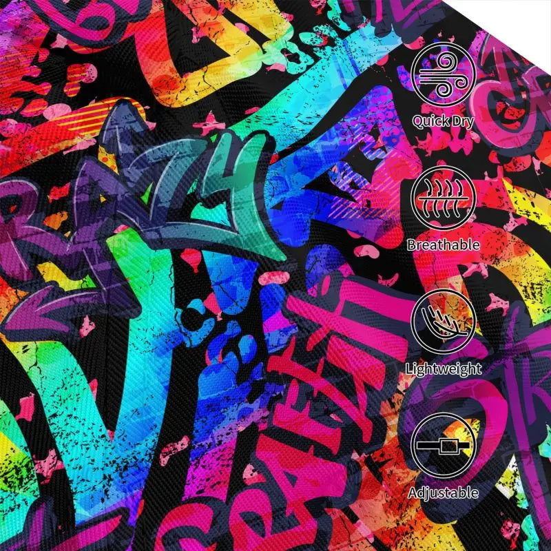 Custom Graffiti Art Print Baseball Cap Graffiti Doodle Sport Sun Caps For Men Women