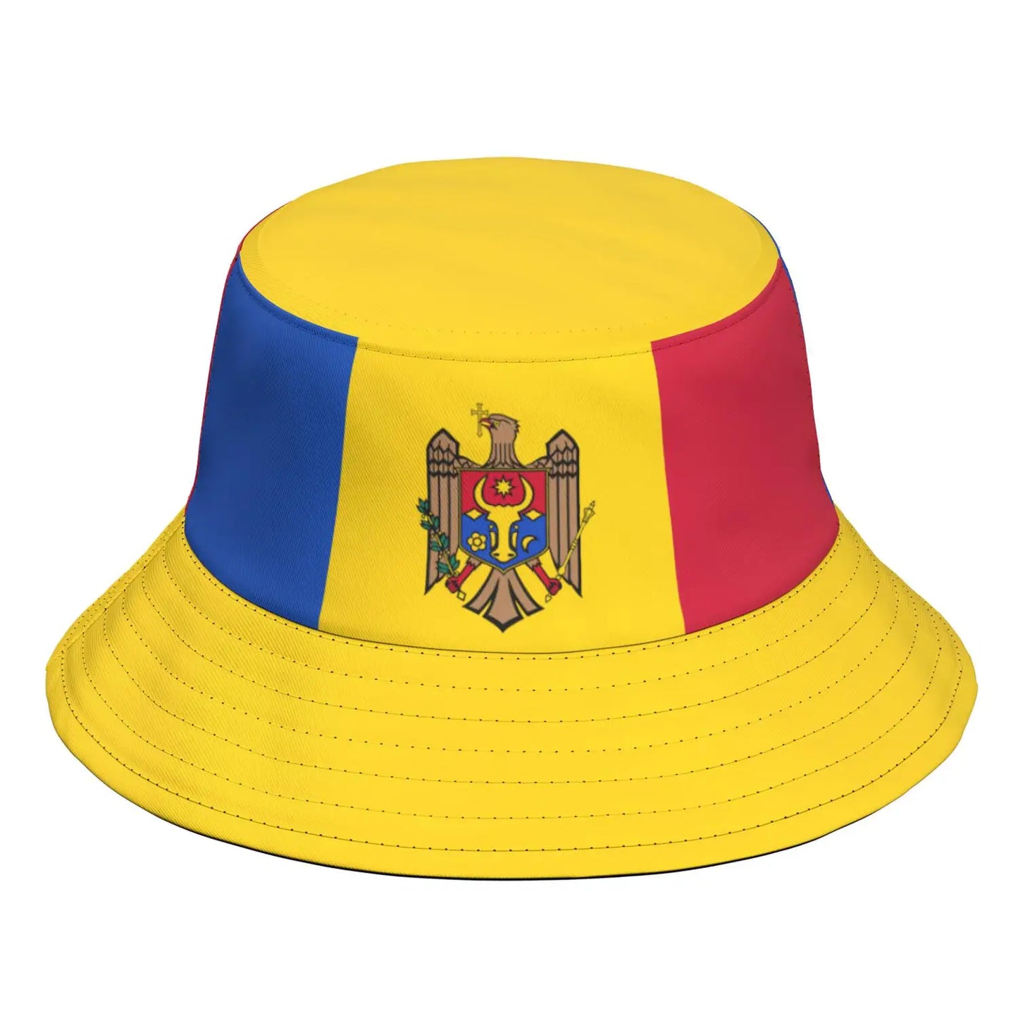 Moldova Fisherman Hats Free Custom Made Name Number Bucket Cap