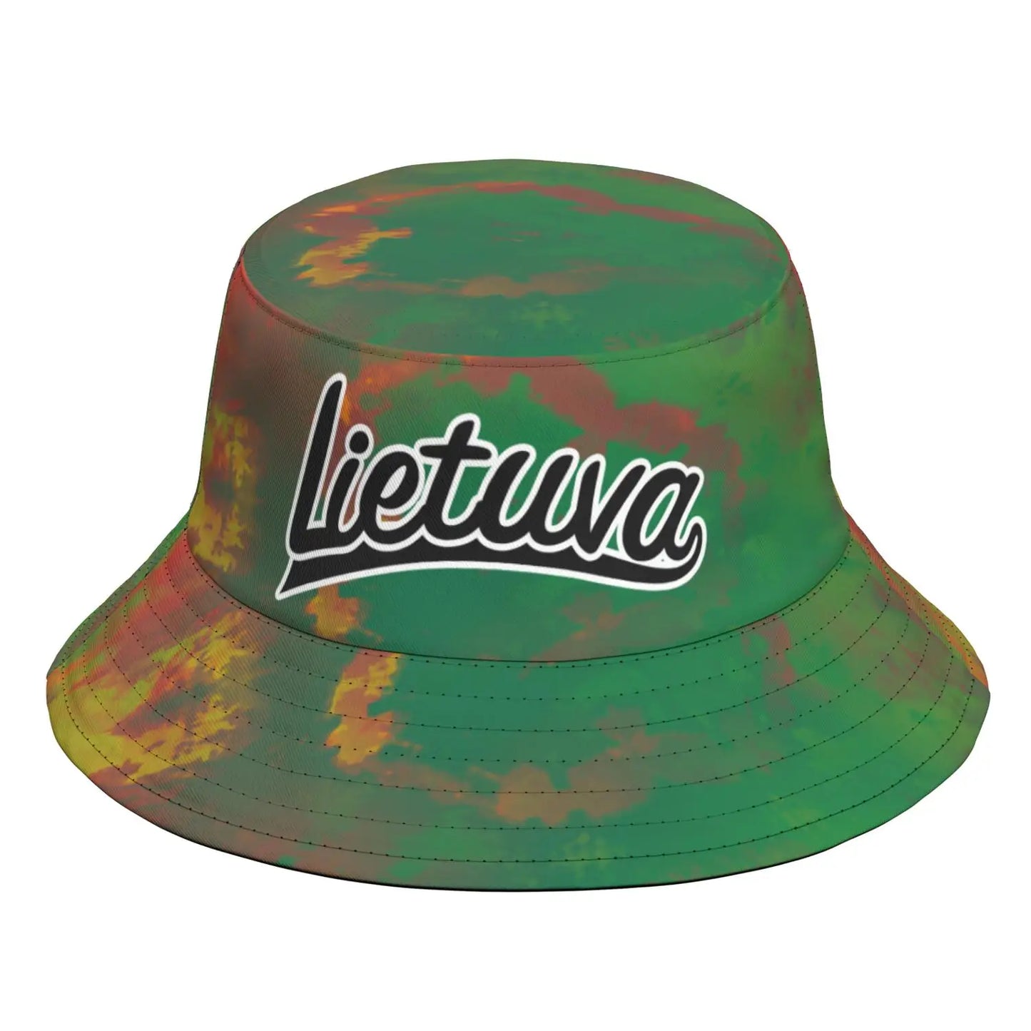 Lithuania Fisherman Hats Custom Name Team Lithuanian Logo Bucket Cap