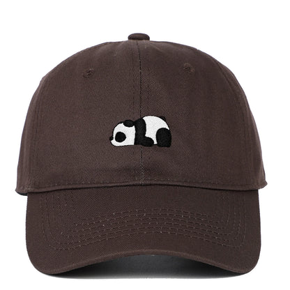Unisex Panda Embroidery Baseball Caps