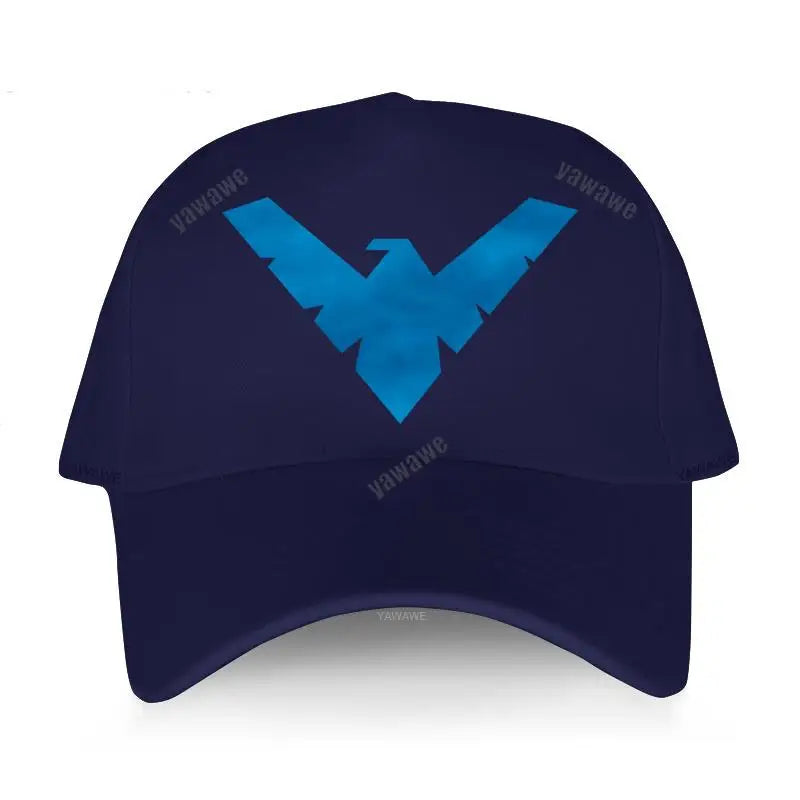 Nightwing-Batman Geïnspireerd Logo Embleem Robin Gray Teens Baseball Cap