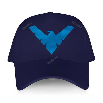 Nightwing-Batman Geïnspireerd Logo Embleem Robin Gray Teens Baseball Cap