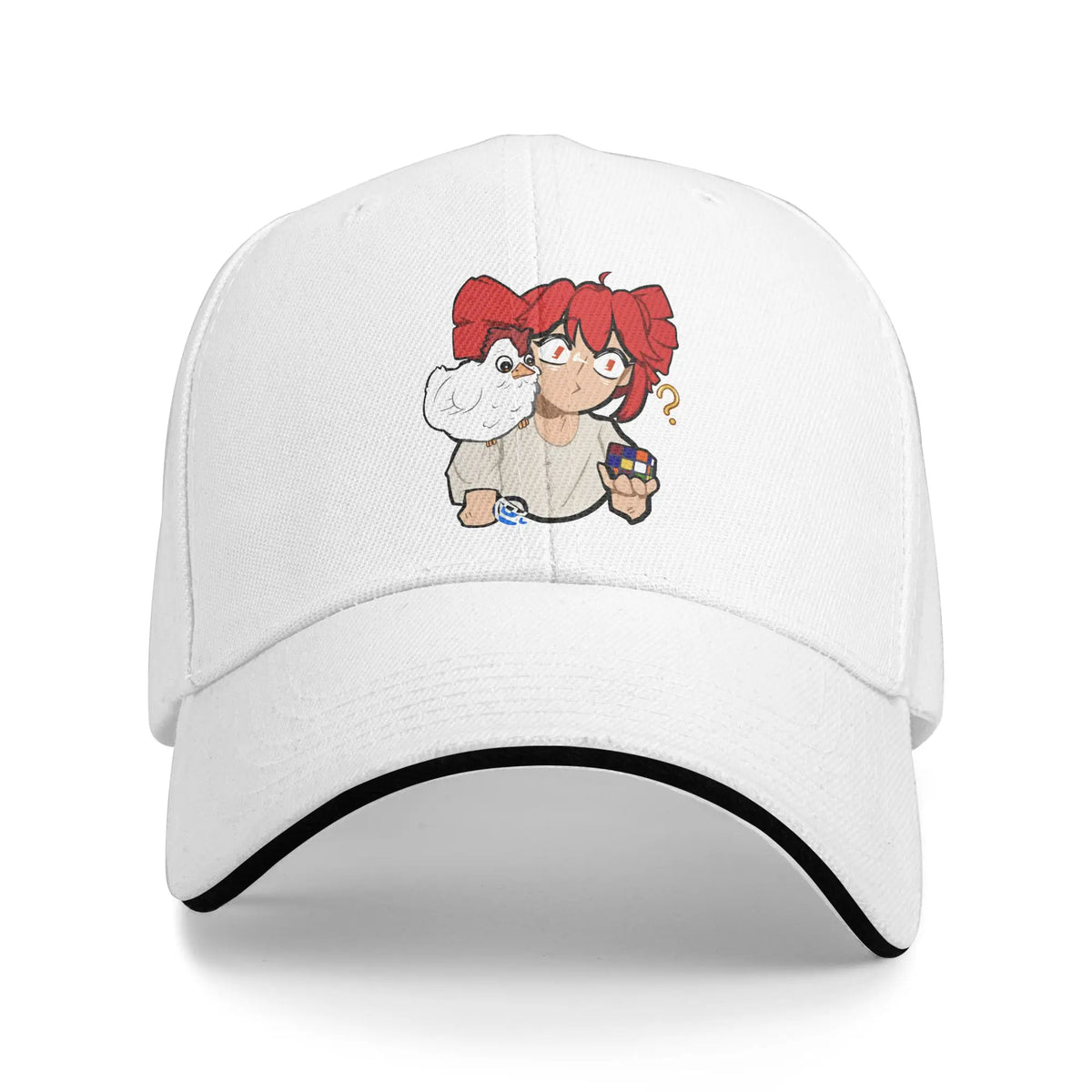 Kasane Teto Chicken Rubik Cube Baseball Cap