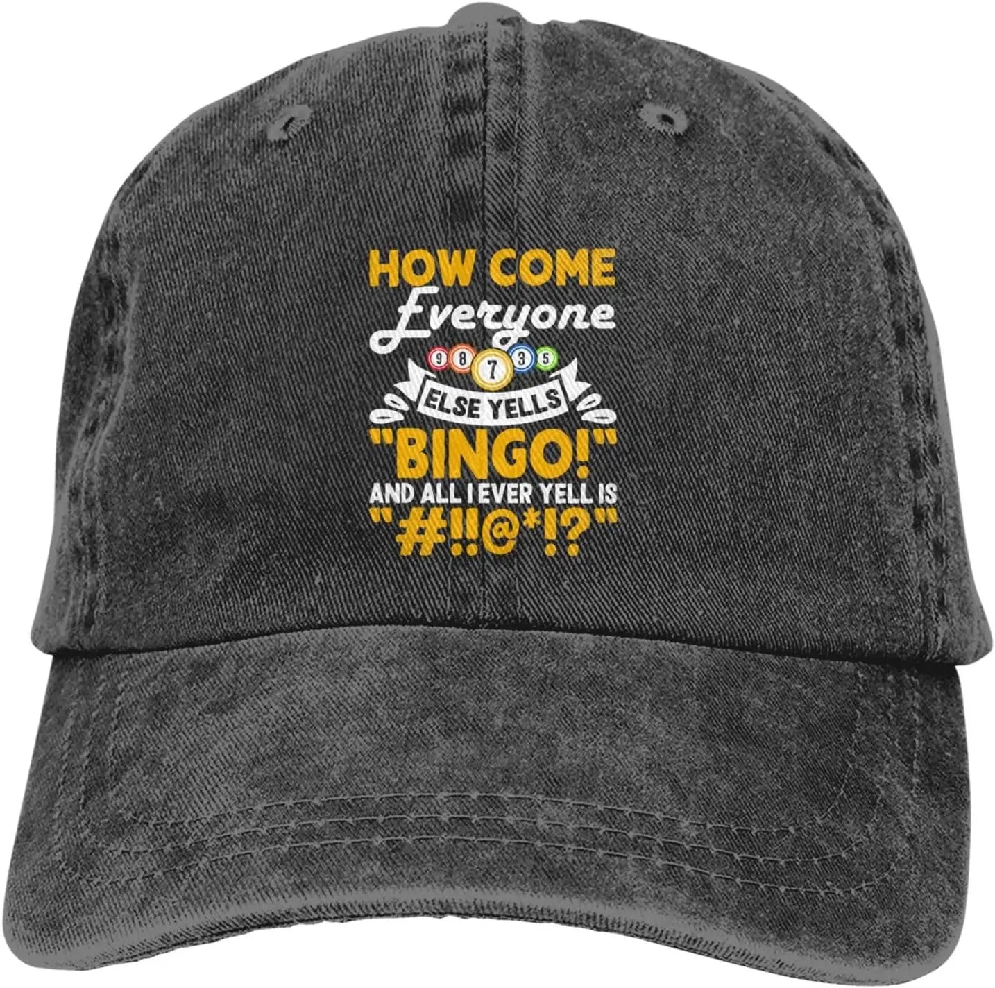 Crazy Bingo People Baseball Cap