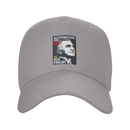 Reza Pahlavi Alternative For Iran Portrait Sun Baseball Cap