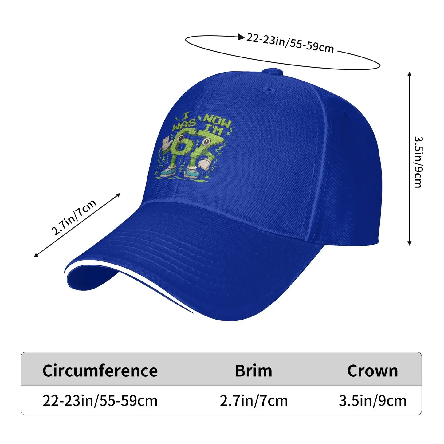 Six Seven Brainrot 67 Meme Baseball Caps
