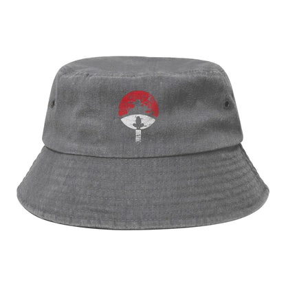 Summer Beach Hatwear Naruto Washed Denim Bucket Hats