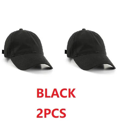 Men Women Baseball Caps Low Profile Basic Twill Cotton Hats