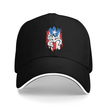 Spring Coqui Frog Puerto Rico Flag Puerto Rican Baseball Cap