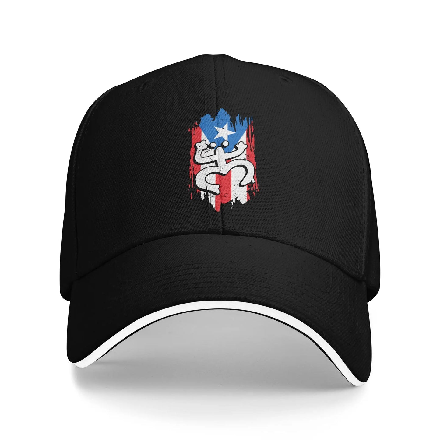 Coqui Frog Puerto Rico Flag Puerto Rican Casual Baseball Cap