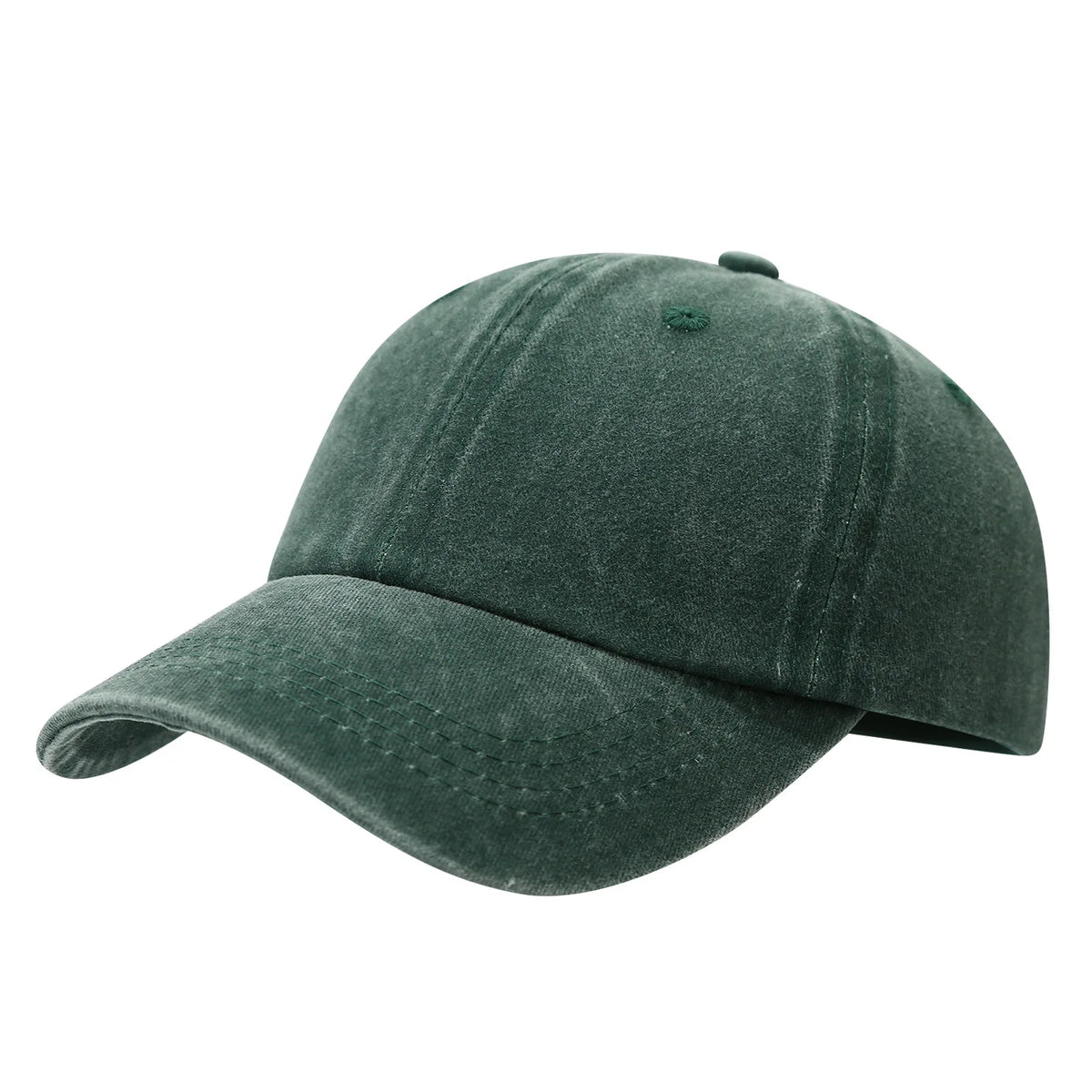 Washed Denim Baseball Cap