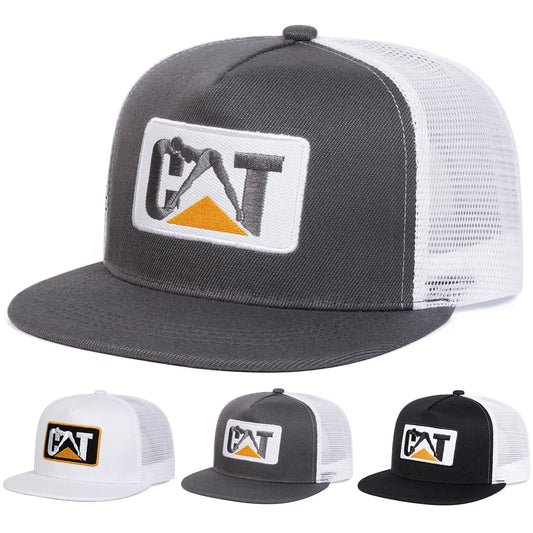 Unisex CT Letter Embroidery Hip-hop Net Hats