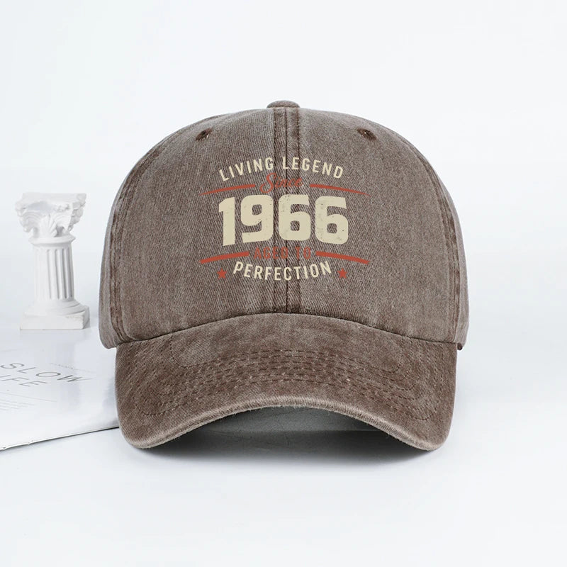 "Living Legend Since 1966" Washed Baseball Cap