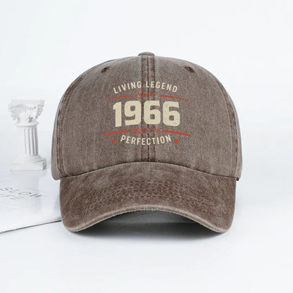"Living Legend Since 1966" Washed Baseball Cap